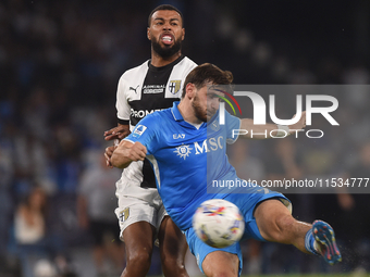 Khvicha Kvaratskhelia of SSC Napoli during the Serie A match between SSC Napoli and Parma Calcio at Stadio Diego Armando Maradona Naples Ita...