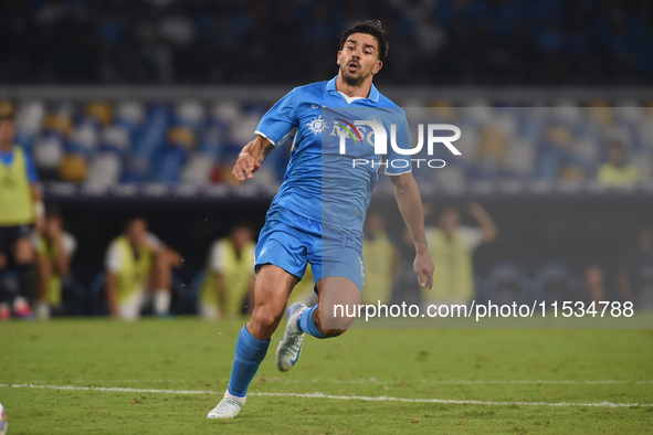 Giovanni Simeone of SSC Napoli during the Serie A match between SSC Napoli and Parma Calcio at Stadio Diego Armando Maradona Naples Italy on...