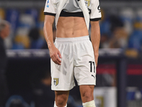 Pontus Almqvist of Parma Calcio looks dejected during the Serie A match between SSC Napoli and Parma Calcio at Stadio Diego Armando Maradona...