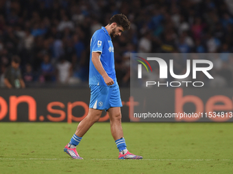 Khvicha Kvaratskhelia of SSC Napoli during the Serie A match between SSC Napoli and Parma Calcio at Stadio Diego Armando Maradona Naples Ita...