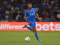 Leonardo Spinazzola of SSC Napoli during the Serie A match between SSC Napoli and Parma Calcio at Stadio Diego Armando Maradona Naples Italy...