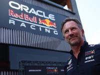 Christian Horner before the Formula 1 Italian Grand Prix at Autodromo Nazionale di Monza in Monza, Italy on September 1, 2024. (