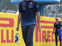 Franco Colapinto of Williams before the Formula 1 Italian Grand Prix at Autodromo Nazionale di Monza in Monza, Italy on September 1, 2024. (