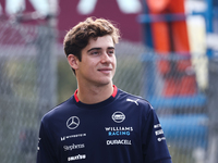 Franco Colapinto of Williams before the Formula 1 Italian Grand Prix at Autodromo Nazionale di Monza in Monza, Italy on September 1, 2024. (