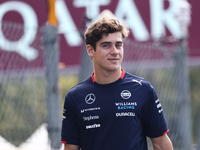 Franco Colapinto of Williams before the Formula 1 Italian Grand Prix at Autodromo Nazionale di Monza in Monza, Italy on September 1, 2024. (