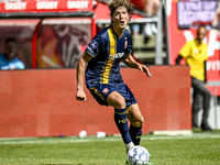 During the match Utrecht - Twente at the Stadium Galgenwaard for the Dutch Eredivisie 4th round season 2024-2025 in Utrecht, Netherlands, on...