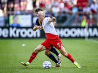 FC Utrecht player Kolbeinn Finnsson plays during the match between Utrecht and Twente at Stadium Galgenwaard for the Dutch Eredivisie 4th ro...