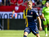 FC Twente player Max Bruns during the match Utrecht vs. Twente at Stadium Galgenwaard for the Dutch Eredivisie 4th round season 2024-2025 in...