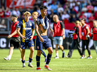 FC Twente player Mees Hilgers is disappointed after the match Utrecht - Twente at the Stadium Galgenwaard for the Dutch Eredivisie 4th round...