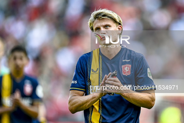 FC Twente player Sem Steijn is disappointed after the match Utrecht - Twente at the Stadium Galgenwaard for the Dutch Eredivisie 4th round s...