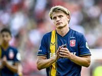 FC Twente player Sem Steijn is disappointed after the match Utrecht - Twente at the Stadium Galgenwaard for the Dutch Eredivisie 4th round s...