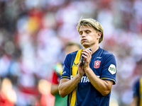 FC Twente player Sem Steijn is disappointed after the match Utrecht - Twente at the Stadium Galgenwaard for the Dutch Eredivisie 4th round s...