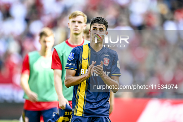 FC Twente player Sayf Ltaief is disappointed after the match Utrecht - Twente at the Stadium Galgenwaard in Utrecht, Netherlands, on Septemb...