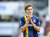 FC Twente player Sam Lammers is disappointed after the match Utrecht vs. Twente at Stadium Galgenwaard for the Dutch Eredivisie 4th round se...