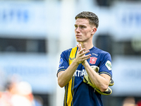 FC Twente player Daan Rots is disappointed after the match Utrecht - Twente at the Stadium Galgenwaard for the Dutch Eredivisie 4th round se...