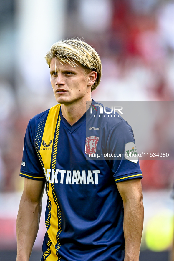 FC Twente player Sem Steijn is disappointed after the match Utrecht - Twente at the Stadium Galgenwaard for the Dutch Eredivisie 4th round s...