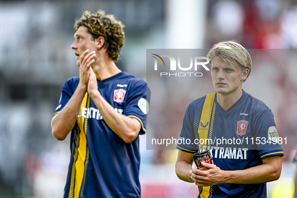 FC Twente player Sem Steijn is disappointed after the match Utrecht - Twente at the Stadium Galgenwaard for the Dutch Eredivisie 4th round s...