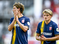 FC Twente player Sem Steijn is disappointed after the match Utrecht - Twente at the Stadium Galgenwaard for the Dutch Eredivisie 4th round s...