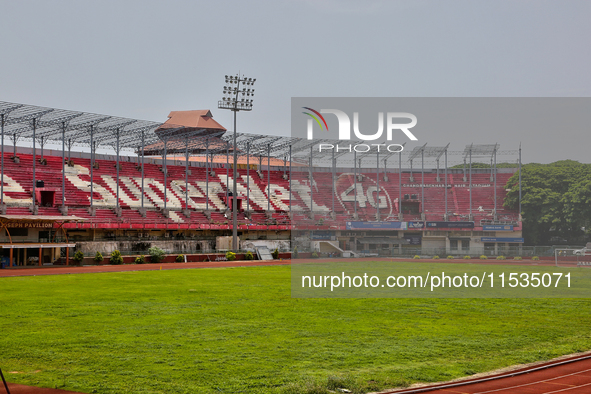 The Chandrasekharan Nair Stadium, also known as the Police Stadium, is located in Thiruvananthapuram (Trivandrum), Kerala, India, on May 12,...