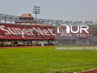 The Chandrasekharan Nair Stadium, also known as the Police Stadium, is located in Thiruvananthapuram (Trivandrum), Kerala, India, on May 12,...