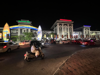 Thiruvananthapuram Central train station in Thampanoor, Thiruvananthapuram (Trivandrum), Kerala, India, on April 1, 2024. (