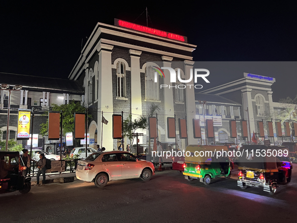 Thiruvananthapuram Central train station in Thampanoor, Thiruvananthapuram (Trivandrum), Kerala, India, on April 1, 2024. 