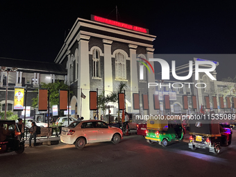 Thiruvananthapuram Central train station in Thampanoor, Thiruvananthapuram (Trivandrum), Kerala, India, on April 1, 2024. (