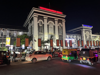 Thiruvananthapuram Central train station in Thampanoor, Thiruvananthapuram (Trivandrum), Kerala, India, on April 1, 2024. (