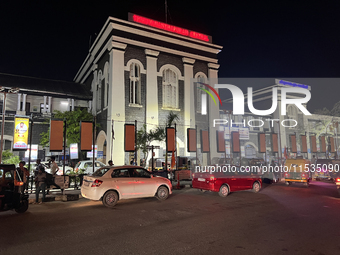 Thiruvananthapuram Central train station in Thampanoor, Thiruvananthapuram (Trivandrum), Kerala, India, on April 1, 2024. (