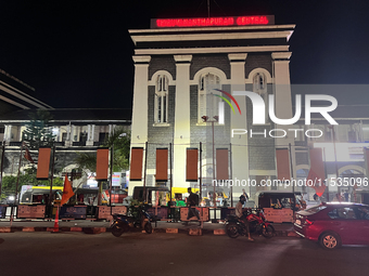 Thiruvananthapuram Central train station in Thampanoor, Thiruvananthapuram (Trivandrum), Kerala, India, on April 1, 2024. (