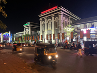 Thiruvananthapuram Central train station in Thampanoor, Thiruvananthapuram (Trivandrum), Kerala, India, on April 1, 2024. (