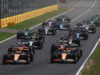 Start of the Formula 1 Italian Grand Prix at Autodromo Nazionale di Monza in Monza, Italy on September 1, 2024. (