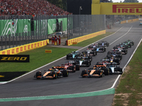 Start of the Formula 1 Italian Grand Prix at Autodromo Nazionale di Monza in Monza, Italy on September 1, 2024. (