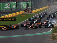 Start of the Formula 1 Italian Grand Prix at Autodromo Nazionale di Monza in Monza, Italy on September 1, 2024. (