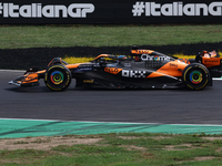 Oscar Piastri of McLaren during the Formula 1 Italian Grand Prix at Autodromo Nazionale di Monza in Monza, Italy on September 1, 2024. (