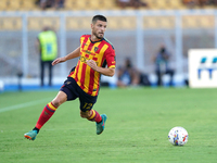 Frederic Gilbert of US Lecce is in action during the Serie A match between Lecce and Cagliari in Lecce, Italy, on August 31, 2024. (