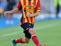 Frederic Gilbert of US Lecce is in action during the Serie A match between Lecce and Cagliari in Lecce, Italy, on August 31, 2024. (