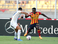 Lameck Banda of US Lecce is in action during the Serie A match between Lecce and Cagliari in Lecce, Italy, on August 31, 2024. (