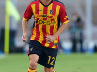 Frederic Gilbert of US Lecce is in action during the Serie A match between Lecce and Cagliari in Lecce, Italy, on August 31, 2024. (