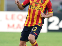 Frederic Gilbert of US Lecce is in action during the Serie A match between Lecce and Cagliari in Lecce, Italy, on August 31, 2024. (