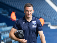 Jed Wallace of West Bromwich arrives at the stadium for the Sky Bet Championship match between West Bromwich Albion and Swansea City at The...