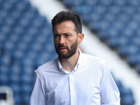 West Bromwich Albion's manager Carlos Corberan arrives at the stadium for the Sky Bet Championship match between West Bromwich Albion and Sw...