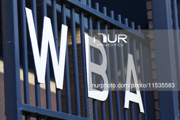 A general view of the entrance to The Hawthorns during the Sky Bet Championship match between West Bromwich Albion and Swansea City at The H...