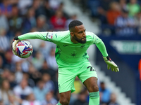 Lawrence Vigouroux, goalkeeper of Swansea City, during the Sky Bet Championship match between West Bromwich Albion and Swansea City at The H...