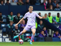 Harry Darling of Swansea is in action during the Sky Bet Championship match between West Bromwich Albion and Swansea City at The Hawthorns i...