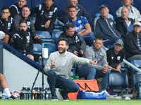 West Bromwich Albion's manager Carlos Corberan during the Sky Bet Championship match between West Bromwich Albion and Swansea City at The Ha...