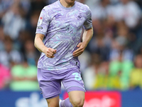 Oli Cooper of Swansea plays during the Sky Bet Championship match between West Bromwich Albion and Swansea City at The Hawthorns in West Bro...