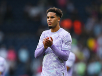 Swansea City's Myles Peart-Harris applauds their fans at the end of the Sky Bet Championship match between West Bromwich Albion and Swansea...