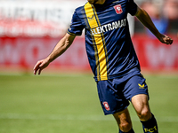 FC Twente player Mitchell van Bergen plays during the match Utrecht vs. Twente at Stadium Galgenwaard for the Dutch Eredivisie 4th round sea...