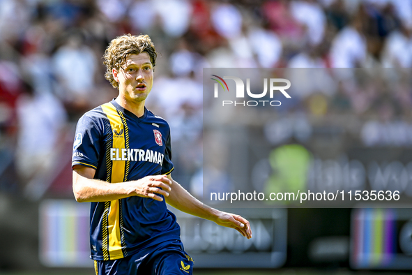 FC Twente player Sam Lammers during the match Utrecht vs. Twente at Stadium Galgenwaard for the Dutch Eredivisie 4th round season 2024-2025...